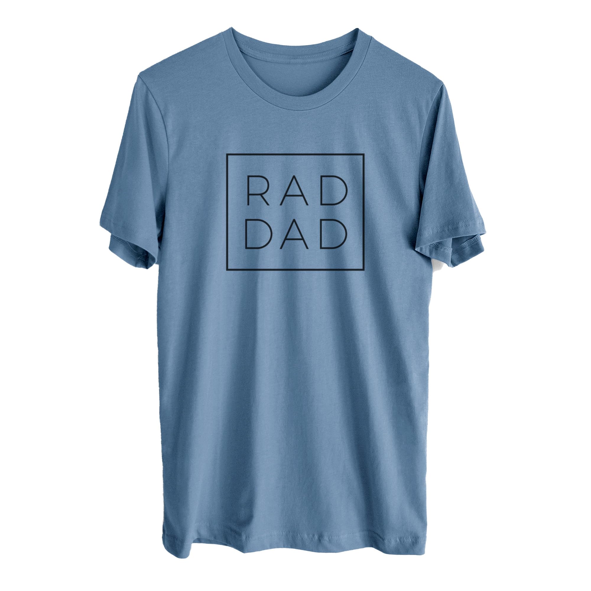 Inkopious - Rad Dad Shirt Unisex Crewneck Shirts - Dad Gift for First Time Father -Cool Dad Blue Colored Dad Shirts Steel Blue 3XL